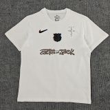2025/26 BA x Travis Scott White Pure Cotton Jersey 胸前银色字