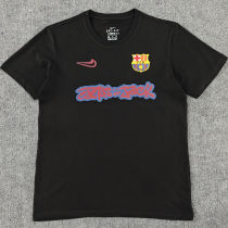 2025/26 BA x Travis Scott Black Pure Cotton Jersey 胸前红色字