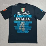 2025 Napoli Champions Edition Black Jersey