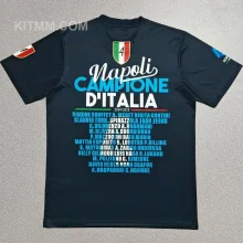 2025 Napoli Champions Edition Black Jersey