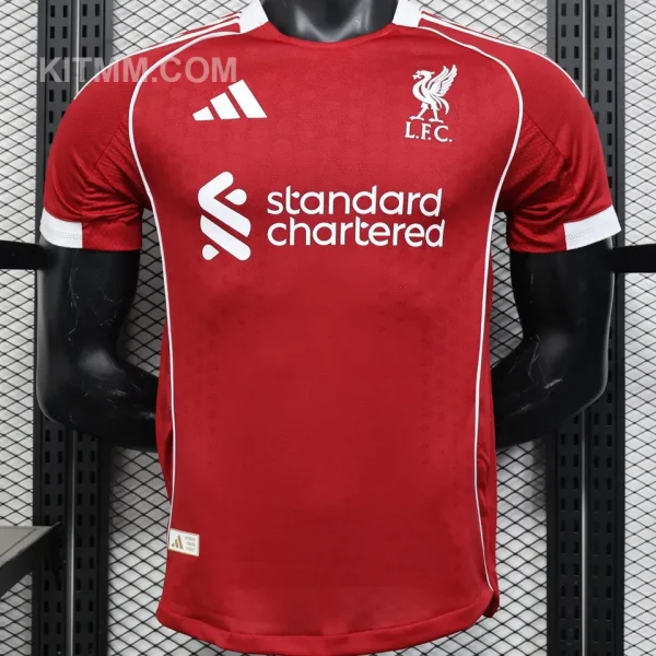 2025/26 LFC Home Red Player Version Jersey 背有97 标