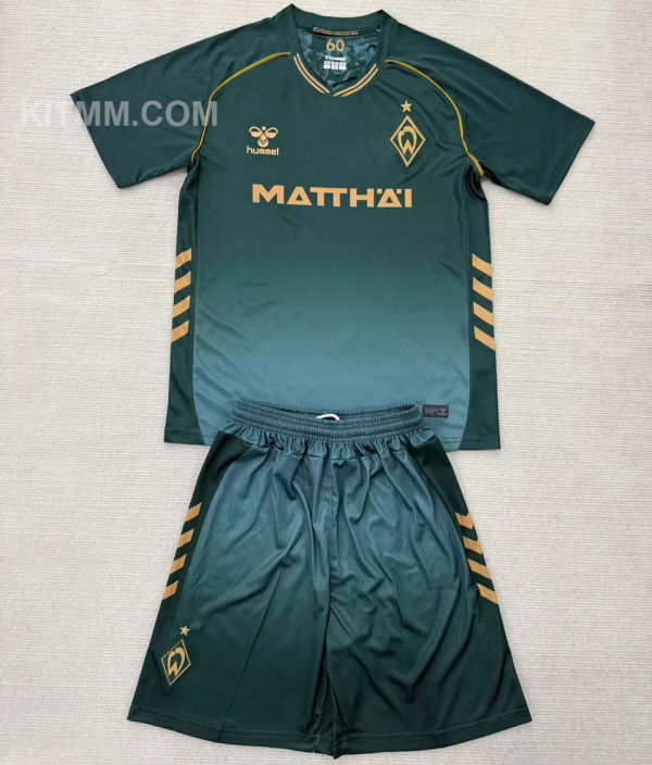 2025/26 Werder Bremen Third Kids Soccer Jersey