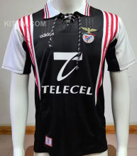 1997/1999 Benfica Away Black Retro Soccer Jersey