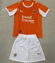 2025/26 Blackpool Home Kids Soccer Jersey