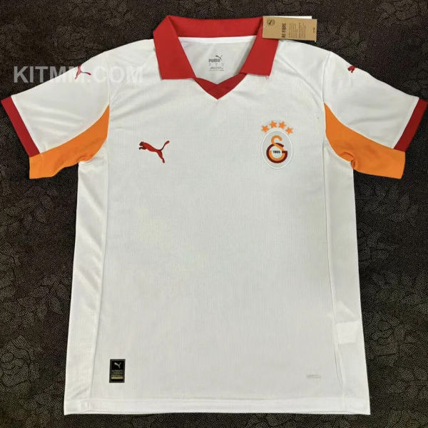 2025/26 Galatasaray Away White Fans Soccer Jersey