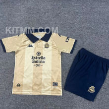 2025 Deportivo La Coruna 25th Anniversary Edition Kids Soccer Jersey