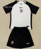2025/26 Corinthians Home White Kids Soccer Jersey