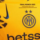 2024/25 In Milan Third Yellow Player Version Long Sleeve Soccer Jersey