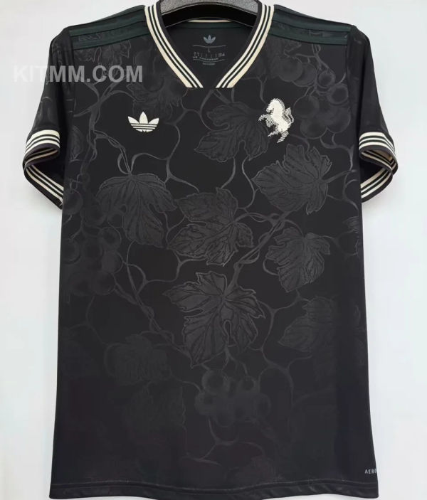 2025/26 JUV 1:1 Quality Third Black Fans Soccer Jersey