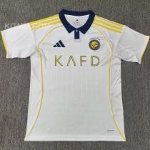 2025/26 Al Nassr 4TH White Fans Soccer Jersey