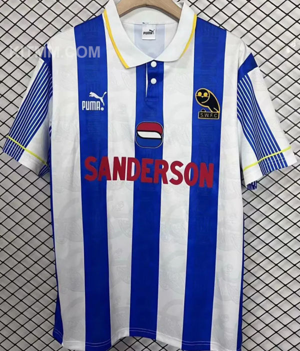 1994/95 Sheffield Wednesday Home Retro Soccer Jersey