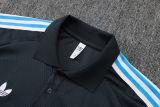 2025/26 RM Dark Grey POLO Retro Sweater Tracksuit
