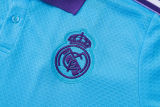 2025/26 RM Light Blue POLO Retro Sweater Tracksuit