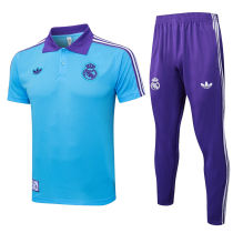 2025/26 RM Light Blue POLO Retro Sweater Tracksuit