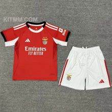 2025/26 Benfica Home Red Kids Soccer Jersey