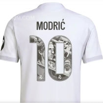 MODRIĆ #10 RM Home 1:1 Quality White Fans Soccer Jersey 2025/26 纪念版号码 ★★