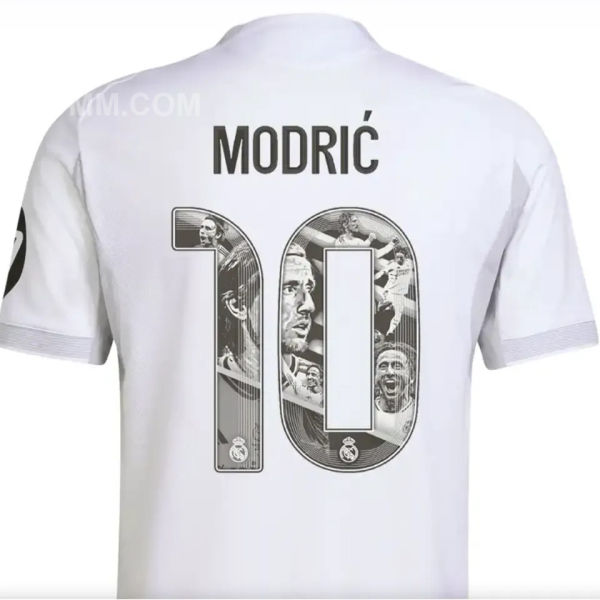 MODRIĆ #10 RM Home 1:1 Quality White Fans Soccer Jersey 2025/26 纪念版号码 ★★