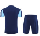 2025/26 Man City Sapphire Blue Training Jersey(A Set)