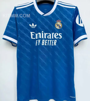2025/26 RM1:1 Quality Third Blue Fans Soccer Jersey