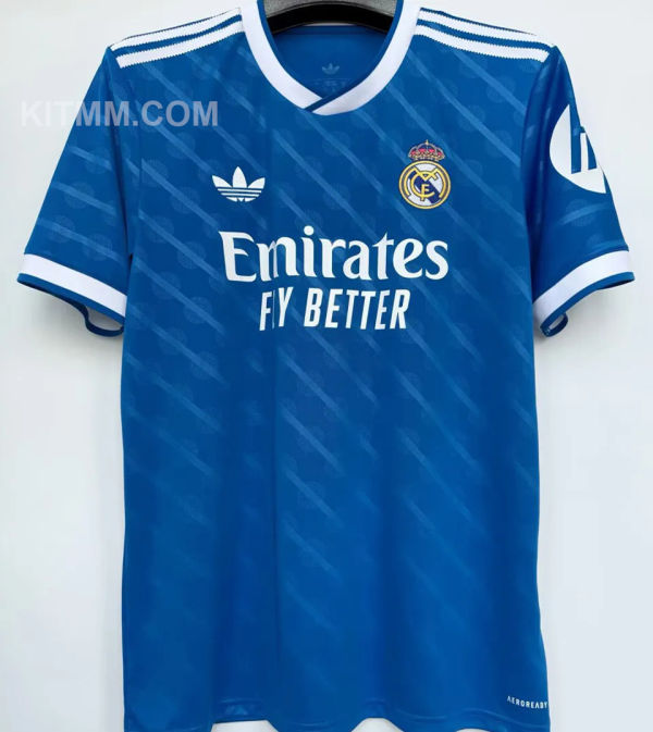 2025/26 RM1:1 Quality Third Blue Fans Soccer Jersey