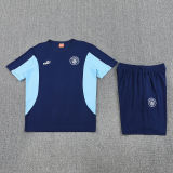 2025/26 Man City Sapphire Blue Training Jersey(A Set)