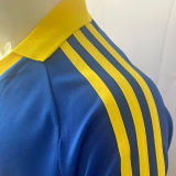 1985/86 Boca Home Blue Retro Soccer Jersey