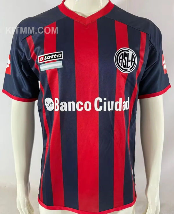 2013/14 San Lorenzo Home Retro Soccer Jersey