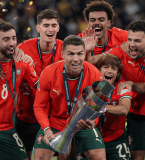 2025/26 Portugal Home Red Player Version Kids Jersey 球员版童装