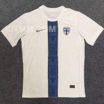 2025/26 Finland Home White Fans Soccer Jersey