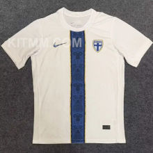 2025/26 Finland Home White Fans Soccer Jersey