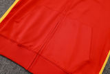 2025/26 Eagles Red Hoody Zipper Jacket Tracksuit