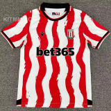 2025/26 Stoke City Home Red Fans Soccer Jersey