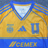 2025/26 U.A.N.L Tiger Home Yellow Fans Soccer Jersey