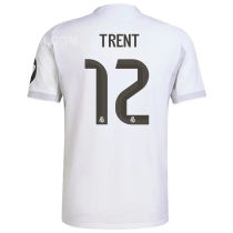 TRENT #12 RM Home 1:1 Quality White Fans Soccer Jersey 2025/26 ★★