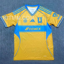 2025/26 U.A.N.L Tiger Home Yellow Fans Soccer Jersey