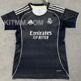 2025/26 RM Away Black Women Soccer Jersey 女