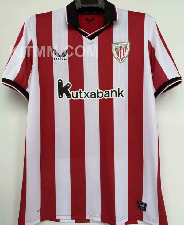 2025/26 Bilbao AT 1:1 Quality Home Fans Soccer Jersey