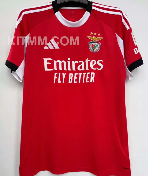 2025/26 Benfica 1:1 Quality Home Red Fans Soccer Jersey