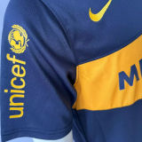 2007/2008 Boca Home Retro Soccer Jersey
