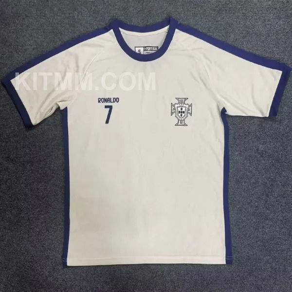 2025/26 Portugal White Training Fans Soccer Jersey