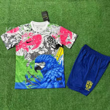 2025/26 Brazil Special Edition Kids Soccer Jersey