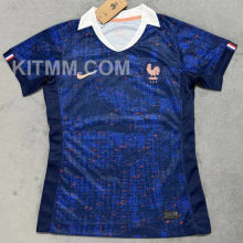 2025/26 France Home Blue Women Soccer Jersey  女