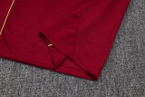 2025/26 ARS Maroon Retro Kids Sweater Tracksuit（黄色三边）