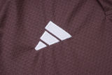 2025/26 M Utd Grey Purple POLO Sweater Tracksuit