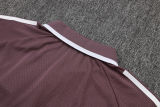 2025/26 M Utd Grey Purple POLO Sweater Tracksuit