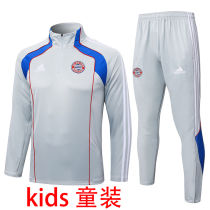 2025/26 BFC Light Gray Retro Kids Sweater Tracksuit
