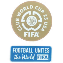 软橡胶 Rubber  FIFA CLUB WORLD CUP 25 USA+FOOTBALL UNITES the World 世俱杯章 +蓝色公平条 You can buy it alone OR tell us which jersey to print it on
