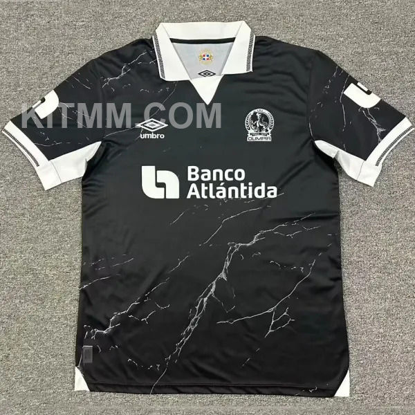 2025/26 CD Olimpia Third Black Fans Soccer Jersey 洪甲奥林匹亚
