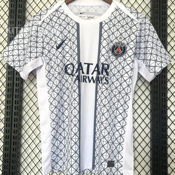 202526 PSG White Training Soccer Jersey
