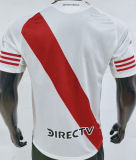 2025/26 River Plate Home White Player Version Soccer Jersey 带 新 胸前广告